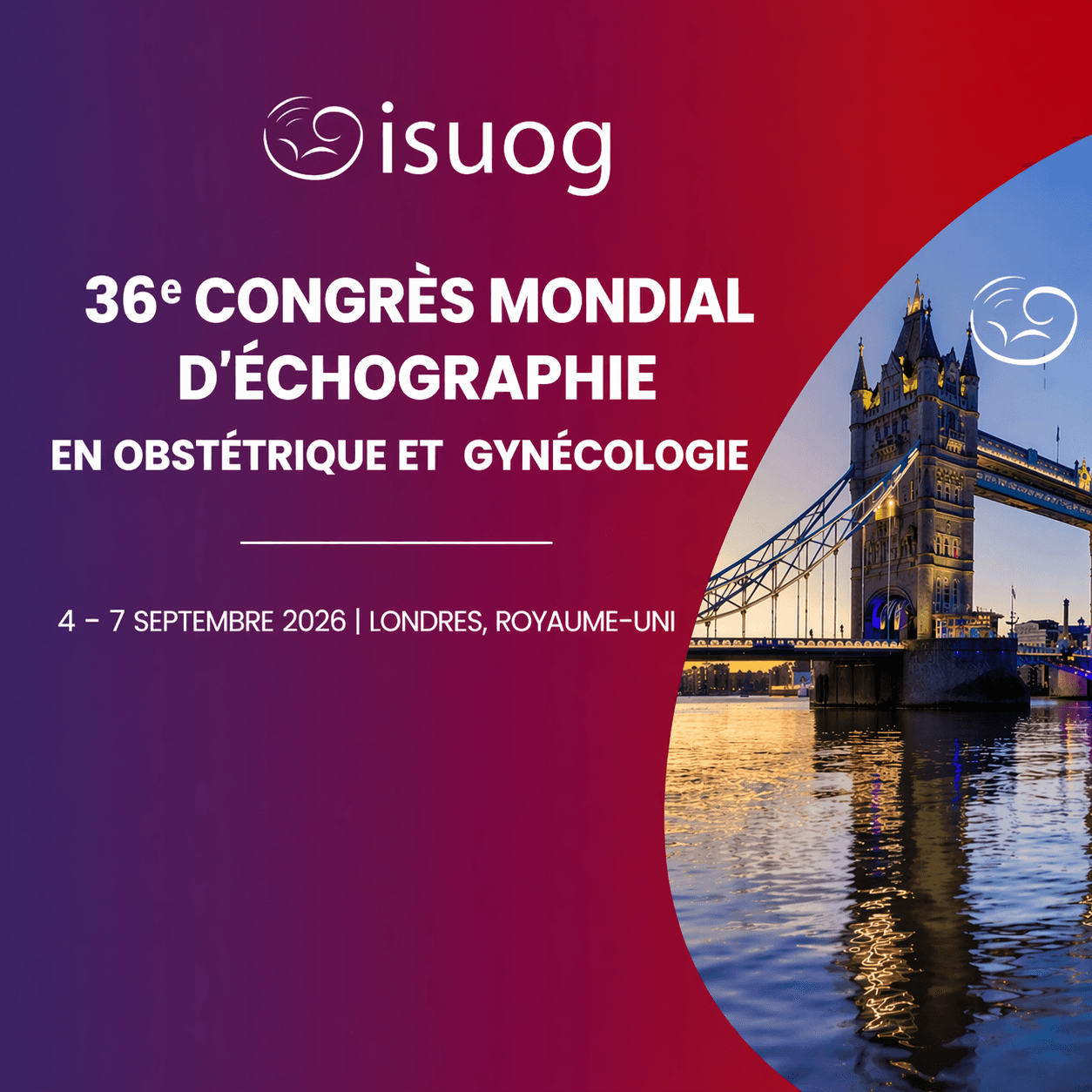 Partenariat ISUOG World Congress 2026