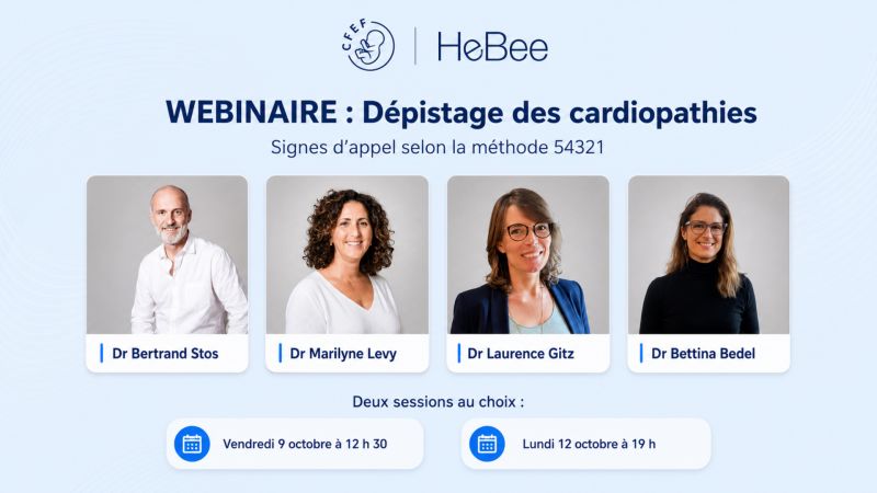 WEBINAIRE : Dépistage des cardiopathies : signes d’appel selon la méthode 54321